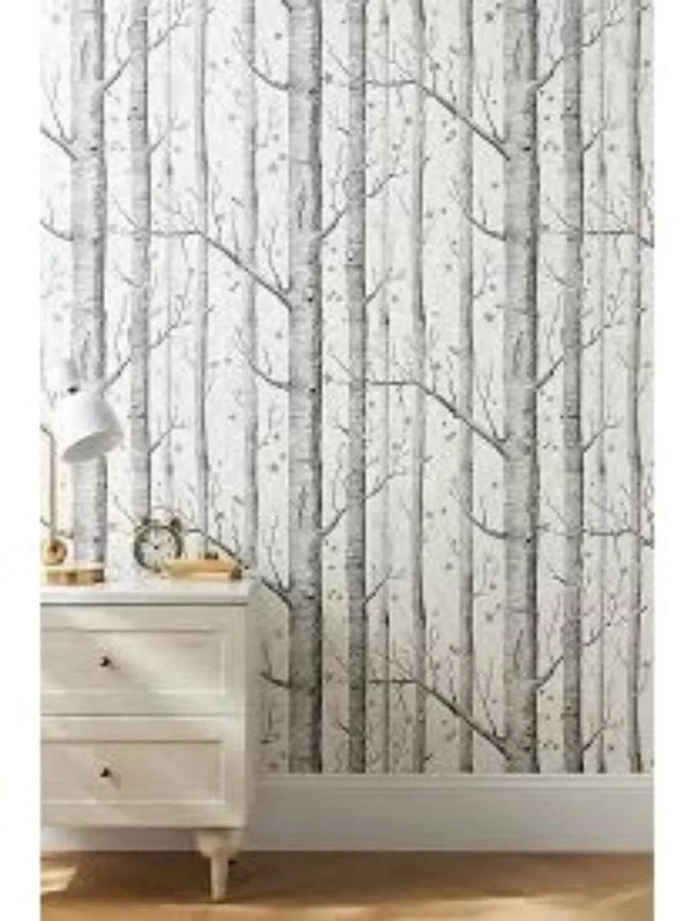 Anthropologie Cole & Son Woods & Stars Black/White Wallpaper 10.05m x 52cm